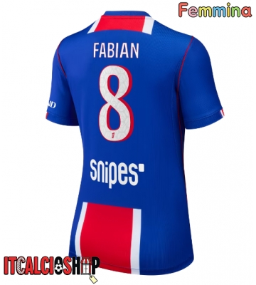 Paris Saint-Germain Fabian Ruiz #8 Prima Maglia Femmina 2026-27 Manica Corta